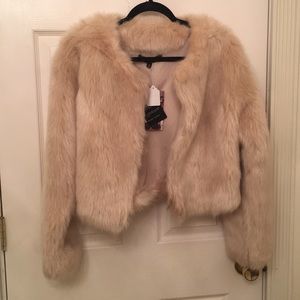 Faux Fur cropped jacket